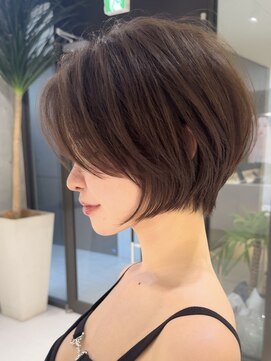 ロンドブルーム 天神大名店(Lond Bloom) 30代40代50代に人気な大人ショートボブ/メルティカラー