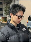 スパイキーショートハイトーンカラーツイストスパイラル