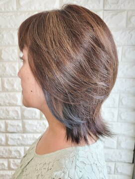 松本平太郎美容室 吉祥寺パートファイブ(PART5) ウルフ系ミディアムレイヤー×イノアカラー×ハイライト