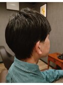 爽やかメンズツーブロックスタイル