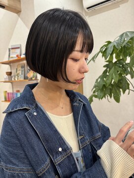 エン(en,) ミニボブ黒髪ボブコンパクトボブ