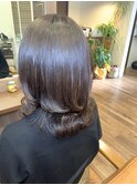 20代30代40代50代☆大人可愛いこなれひし形セミロング