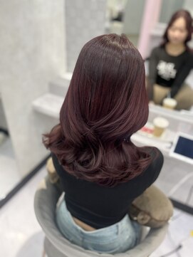 ジーナ 名駅(XENA.) 《Rena》ワンカラーで叶うピンクラベンダー/暖色カラー