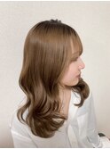韓国風/縮毛矯正/顔周りレイヤー/顔まわりカット/髪質改善/艶髪