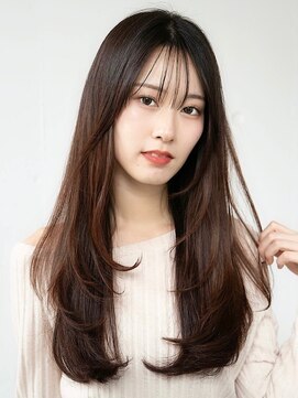 エインアンリー 明治神宮前(AIN.ANLY.) ◎デジタルパーマくびれカットコテ巻き風パーマ縮毛矯正韓国風