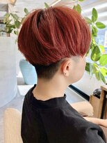 フリップビーアヴェダ(FLIP B AVEDA)&nbsp;本八幡×暖色カラー×赤×ハンサムショート