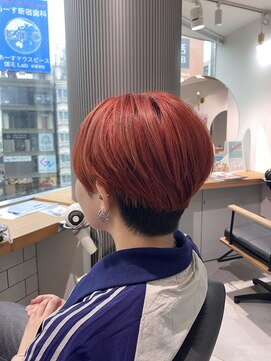 ミエルヘアーエスト 新宿店(mielhair est) ビビッドオレンジ【新宿】