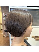 グローリープラス(Glory+plus) 丸っとショートボブ×ココアブラウン.