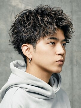 フィフス 仙台(fifth) 仙台スパイキーショートパーマツイストスパイラルパーマ30代