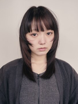 ソラ 表参道(SORA) [SORA見藤］ダークトーン　ミディアムレイヤー　ワイドバング