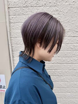 モリオ フロム ロンドン 成増店 【morio成増 セリザワ】ショートウルフ ラベンダーグレージュ