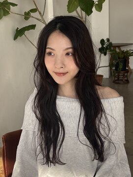 ナチュラルブラウンカラー/レイヤースタイル/ロングスタイル