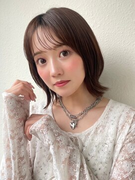 カバーヘア ブリス 大宮西口(COVER HAIR bliss) 韓国風くびれヘア/外ハネボブ/透明感カラー/ココアベージュp大宮