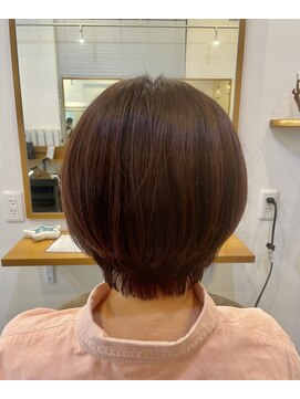 エピックコースト(epic coast) 【ショート】暖色丸みショートスタイル