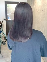 ロッカヘアエジェ(ROCCA hair eje.)&nbsp;暗めカラー艶ブラックアッシュ