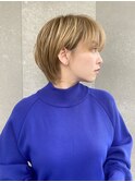 ハンサムショート/丸みショートボブ/20代30代40代50代/顔周り