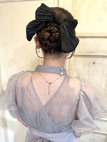 フリックヘアサロン 梅田茶屋町2号店(FLICK HAIR SALON) 編み込みシニヨンアレンジ