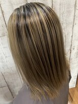 ロイズ ヘアデザイン アンド スパ(LOES)&nbsp;デザインカラー×ミルクブラウン×ミルクティーベージュ