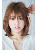 【Rire-リル銀座-】小顔☆丸みナチュラルボブ