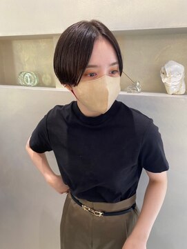 リィベ(Liibe) guest snap #ハンサムショート#センターパート