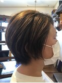 #ハイライト #ショートボブ　#30代ママ