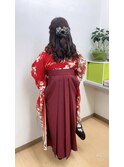 ハーフアップ