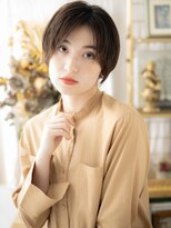 カバーヘア ブリス 戸田公園西口店(COVER HAIR bliss)&nbsp;前下がりナチュラルマッシュショートボブa戸田公園20代30代40代