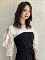 オーロ(ORO)&nbsp;黒髪ボブルフネビージュ小顔ワンレン前髪