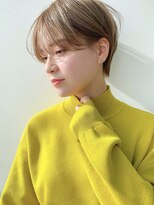 ルフェリ(Lufeli)&nbsp;【Lufeli】小野裕大ショート＊ミルクティーベージュ＊シースルー