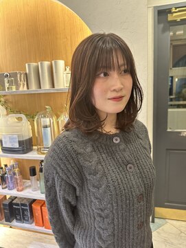 ロンド パルティール 大宮(Lond partir) ミディアムレイヤー×ラベンダーブラウン