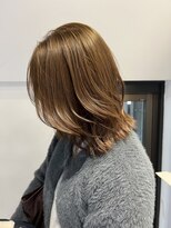 トレス(TRESS)&nbsp;くびれボブ　ベージュカラー　シアーカラー