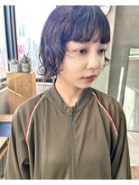 テトヘアー(teto hair)&nbsp;ボブパーマ　くせ毛風パーマスパイラル　くるくる　ニュアンス