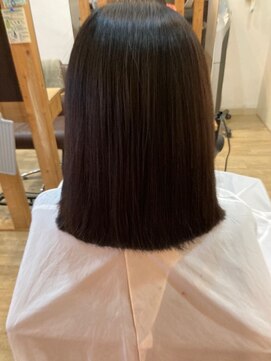 グランバイ アトリエドングリ(Grand × AtlierDonguri) お客様髪質改善1217(うねりと縮毛)