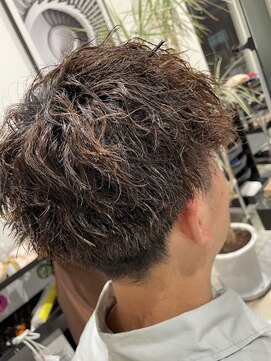 レシェル 桑名店(RECIEL) メンズショート×ウェーブパーマ