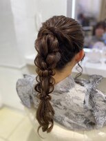 ヘイルジューシー(hail JUICY)&nbsp;編み下ろしポニーテール