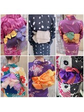 花火大会の着付けお任せください！