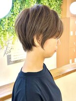 ビューブルー 亀戸錦糸町(VIEW BLUE)&nbsp;大人ショートボブ丸みショートカットマッシュショート前髪あり