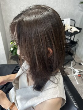 クプラ(Qpula) 【qpula 城慎太郎】白髪ぼかしハイライト＋オリーブグレージュ