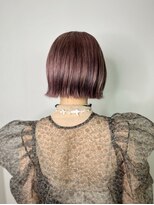 ミチオノザワヘアサロンギンザ 静岡店(Michio Nozawa HAIR SALON Ginza) ピンクローライト×ぱつっとボブ