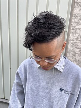 美容室ベランダ(VERANDA) アシンメトリーパーマ