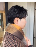 毛流れパーマ