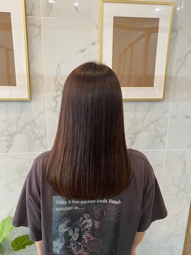 ジーナ 船橋(Zina) 髪質改善＊ロングレイヤーグレーベージュ＊美髪【Zina船橋】