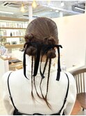 熊本amiお呼ばれアレンジツインヘア