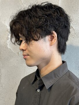 ニアウ 高崎店(Niau) センターパートシャドウパーマツイストスパイラルパーマ群馬高崎