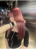 イメチェン/ホワイトブロンド/外ハネボブ/美髪/栄
