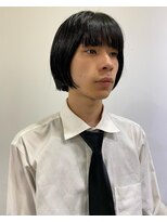 =メンズボブパーマ/メンズボブ/フェザーパーマ／MEN’S HAIR