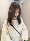 オリーブグレージュ×フェイスレイヤー