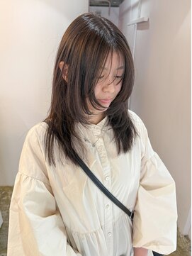 エコーズ(echo's) オリーブグレージュ×フェイスレイヤー