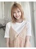《90分で変われる♪》小顔カット＋夏の透け感カラー＋艶髪トリートメント