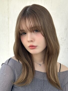 マスカリ(muscali) 星華,ネビージュ,小顔,マロンベージュ,韓国風巻き